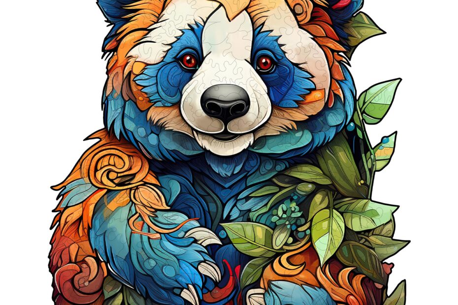 Dřevěná skládačka-Lovely Panda 66d14b3863ce5
